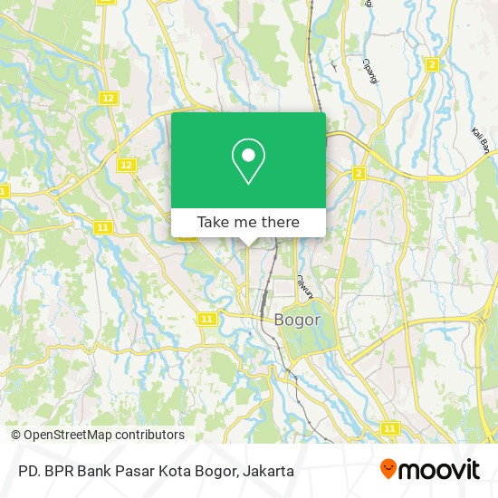 PD. BPR Bank Pasar Kota Bogor map