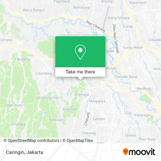 Caringin map