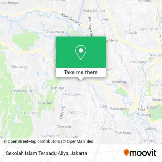 Sekolah Islam Terpadu Aliya map