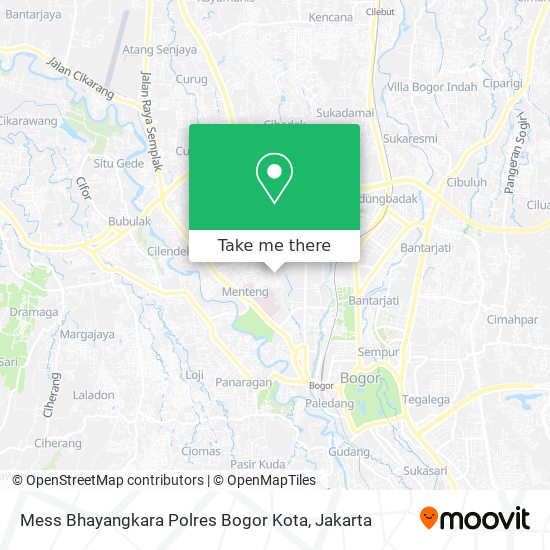 Mess Bhayangkara Polres Bogor Kota map