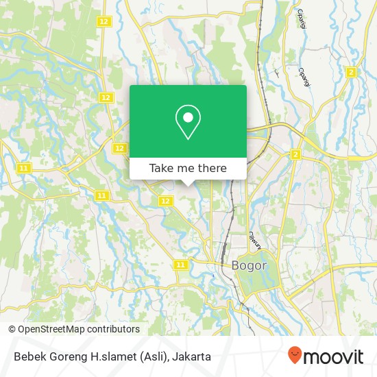 Bebek Goreng H.slamet (Asli) map