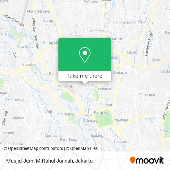 Masjid Jami Miftahul Jannah map