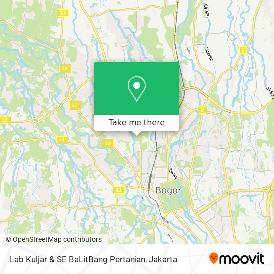 Lab Kuljar & SE BaLitBang Pertanian map