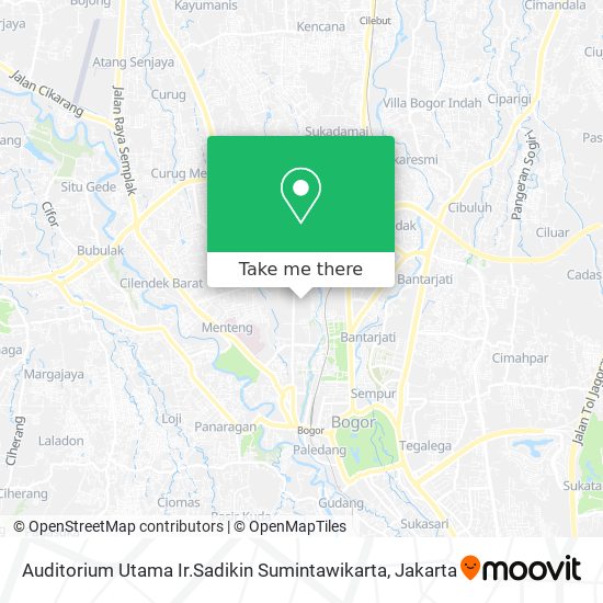 Auditorium Utama Ir.Sadikin Sumintawikarta map