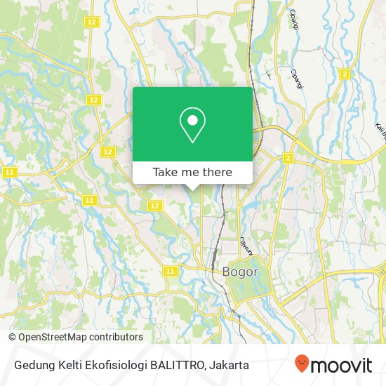 Gedung Kelti Ekofisiologi BALITTRO map