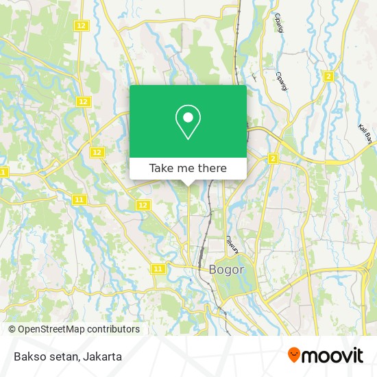 Bakso setan map