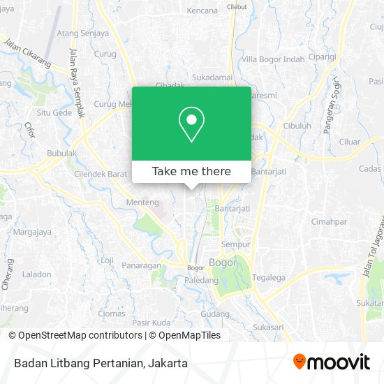 Badan Litbang Pertanian map