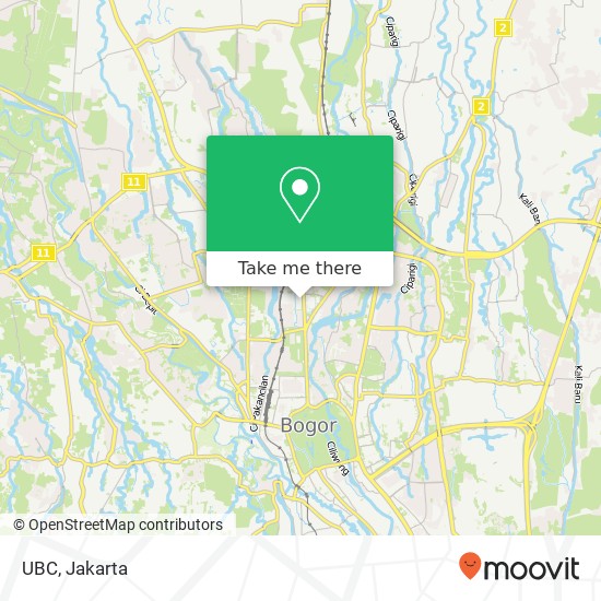 UBC map