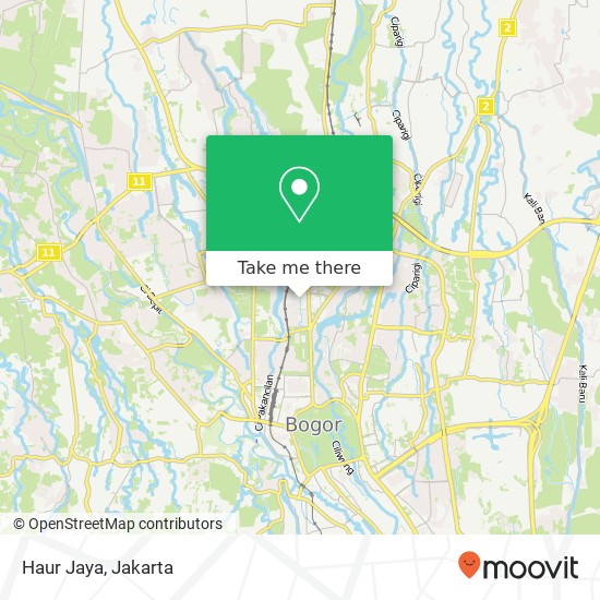 Haur Jaya map