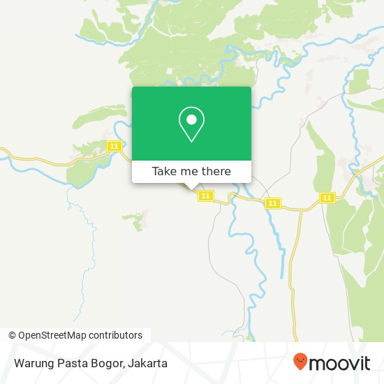 Warung Pasta Bogor map