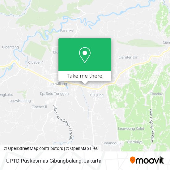 UPTD Puskesmas Cibungbulang map
