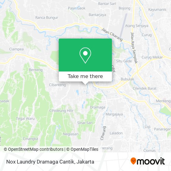 Nox Laundry Dramaga Cantik map