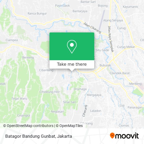 Batagor Bandung Gunbat map
