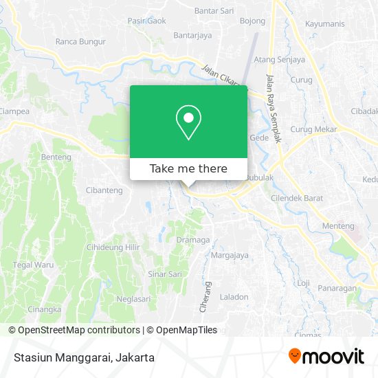 Stasiun Manggarai map