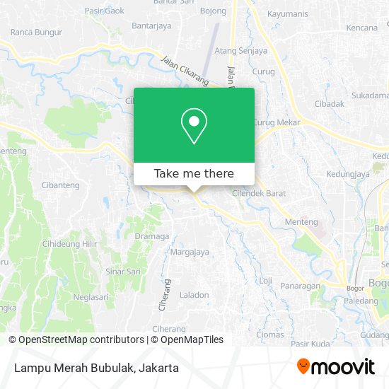 Lampu Merah Bubulak map