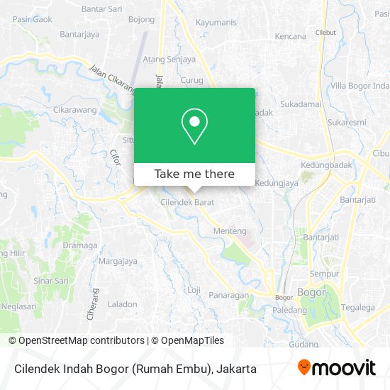 Cilendek Indah Bogor (Rumah Embu) map