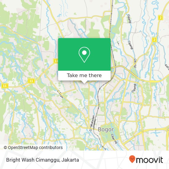 Bright Wash Cimanggu map