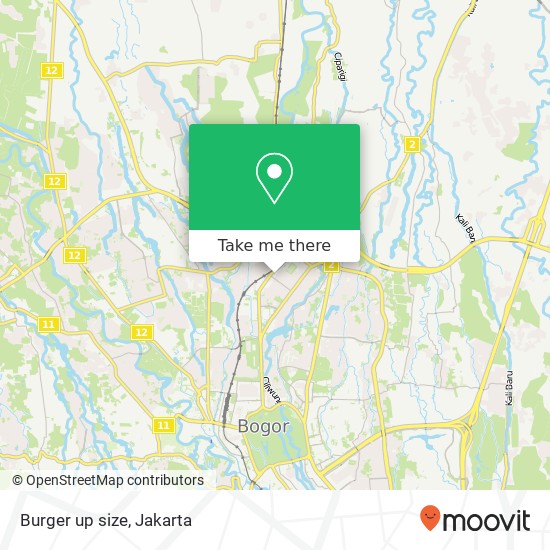 Burger up size map