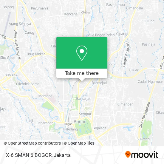 X-6 SMAN 6 BOGOR map