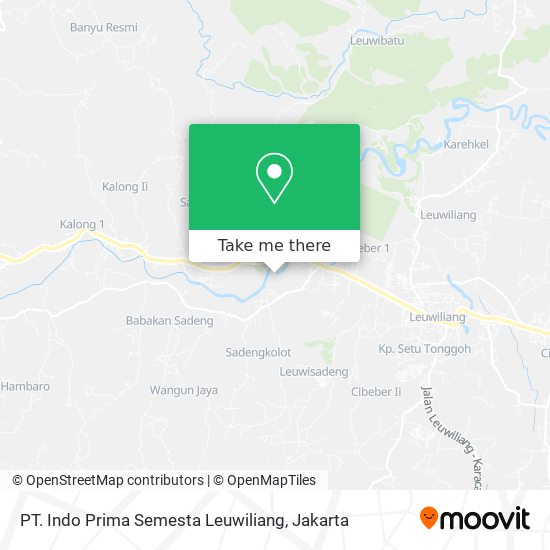 PT. Indo Prima Semesta Leuwiliang map
