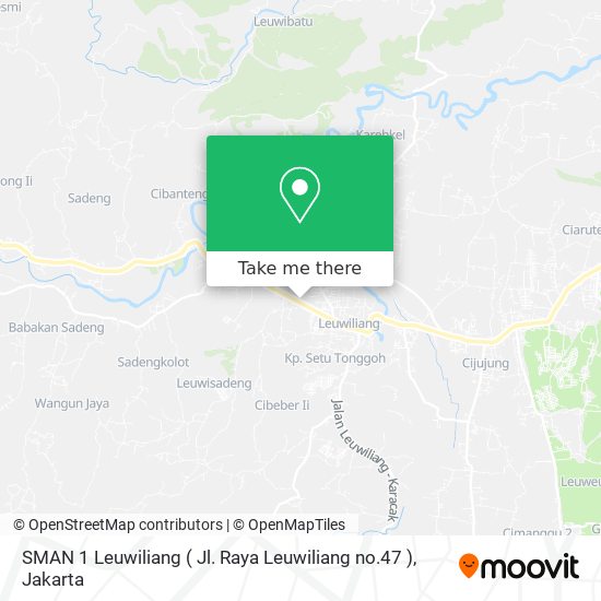 SMAN 1 Leuwiliang ( Jl. Raya Leuwiliang no.47 ) map