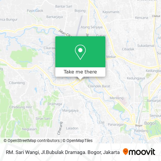 RM. Sari Wangi, Jl.Bubulak Dramaga. Bogor map