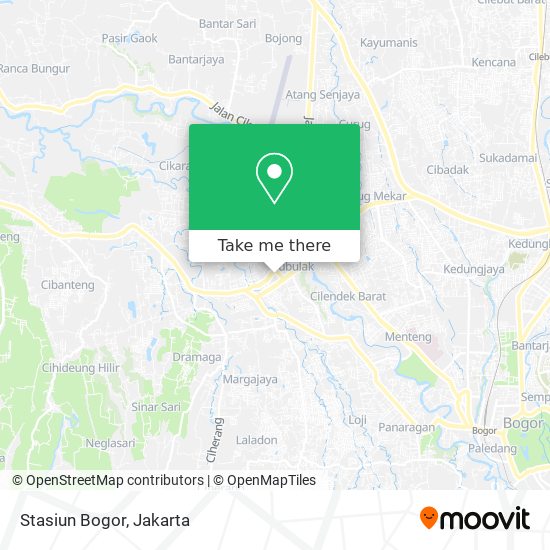 Stasiun Bogor map