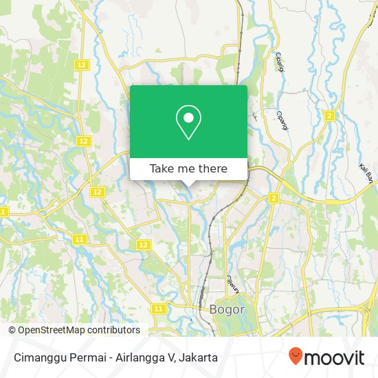 Cimanggu Permai - Airlangga V map
