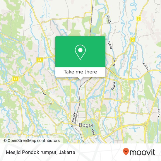 Mesjid Pondok rumput map