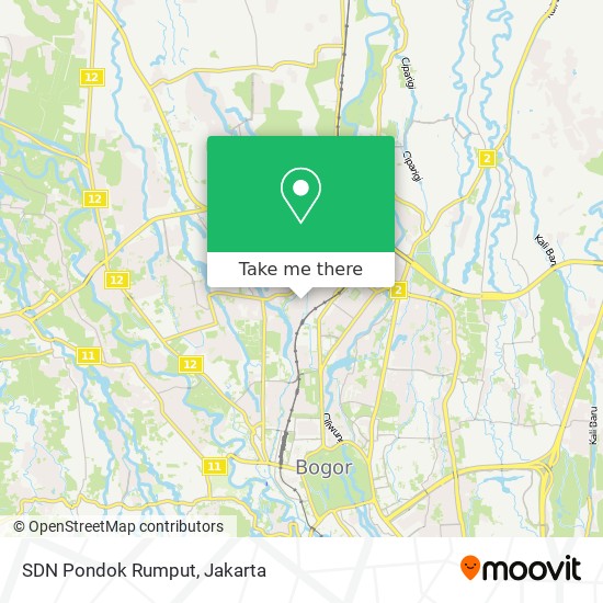SDN Pondok Rumput map