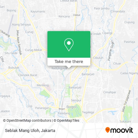 Seblak Mang Uloh map