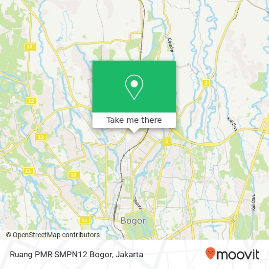 Ruang PMR SMPN12 Bogor map