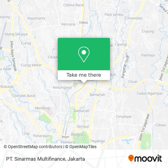 PT. Sinarmas Multifinance map