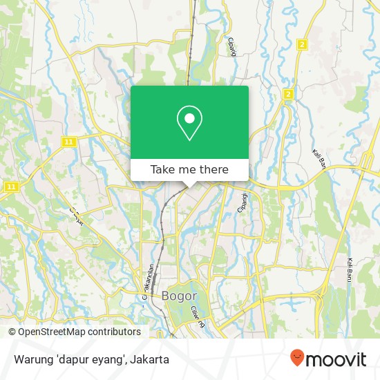 Warung 'dapur eyang' map