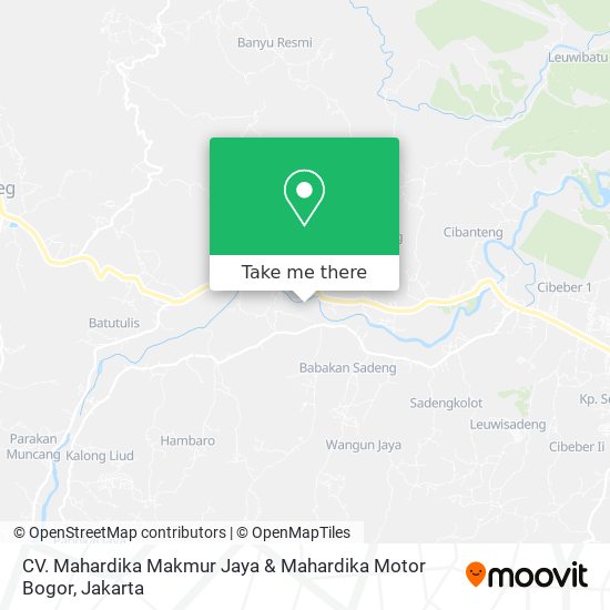 CV. Mahardika Makmur Jaya & Mahardika Motor Bogor map