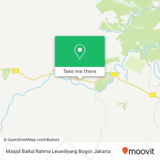 Masjid Baitul Rahma Leuwiliyang Bogor map