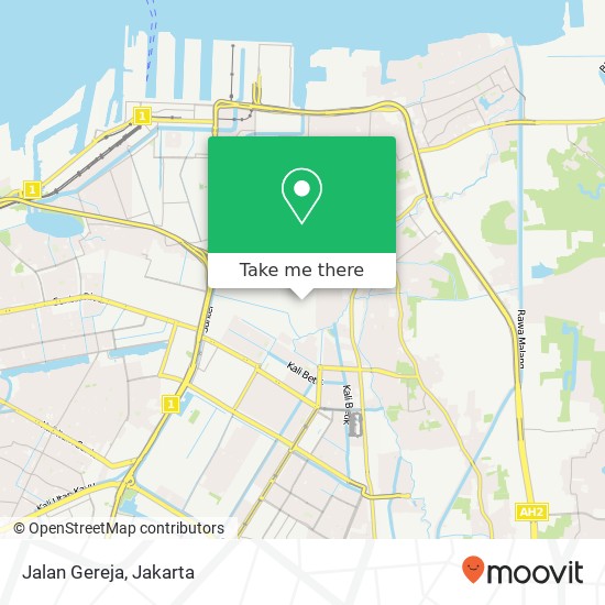 Jalan Gereja map