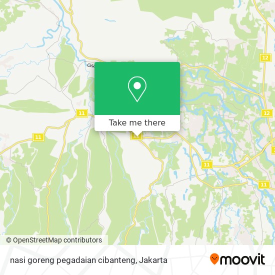 nasi goreng pegadaian cibanteng map