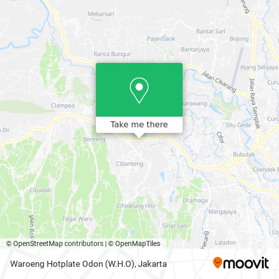 Waroeng Hotplate Odon (W.H.O) map