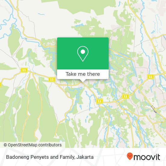 Badoneng Penyets and Family map