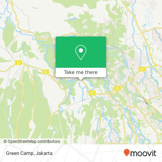 Green Camp map