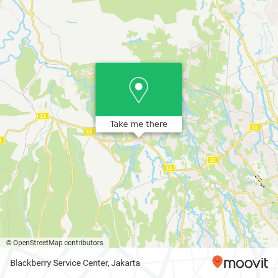 Blackberry Service Center map