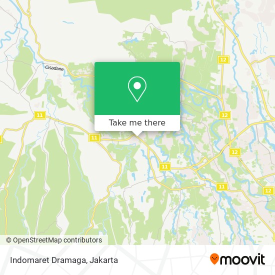 Indomaret Dramaga map