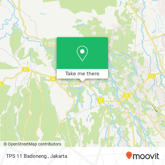 TPS 11 Badoneng. map