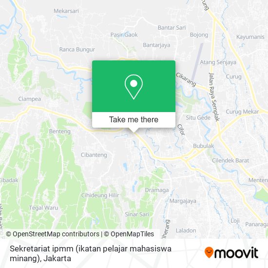 Sekretariat ipmm (ikatan pelajar mahasiswa minang) map