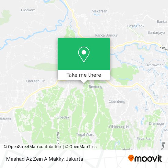 Maahad Az Zein AlMakky map