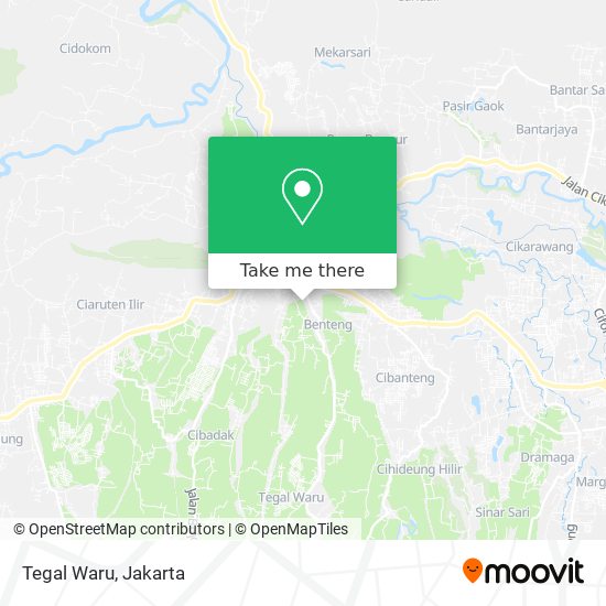 Tegal Waru map