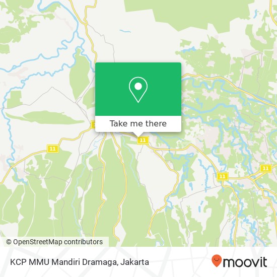 KCP MMU Mandiri Dramaga map