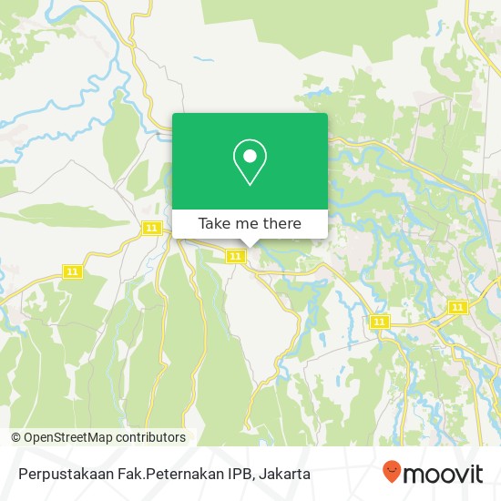 Perpustakaan Fak.Peternakan IPB map