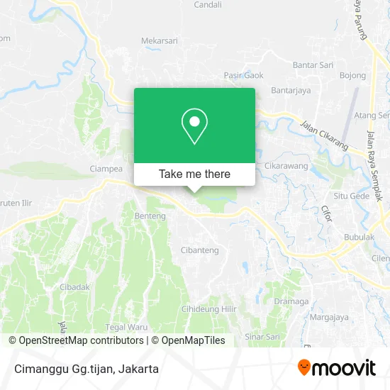 Cimanggu Gg.tijan map